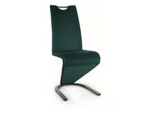 Söögitoolide komplekt Signal H090 Velvet, roheline/must, 2 tk