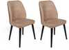 Toolide komplekt Kalune Design Dallas 523 V2, 49 x 50 x 90 cm, must/helepruun, 2 tk