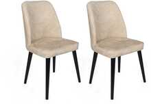 Toolide komplekt Kalune Design Dallas 520 V2, 49 x 50 x 90 cm, must/beež, 2 tk
