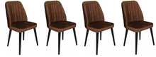 Toolide komplekt Kalune Design Alfa 436 V4, 49 x 50 x 90 cm, matt, pruun/must, 4 tk