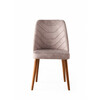 Söögitoolide komplekt Kalune Design Dallas 555, 49 x 50 x 90 cm, pähkel/liiv, 4 tk