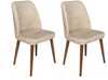Toolide komplekt Kalune Design Dallas 550 V2, 49 x 50 x 90 cm, pähkel/liiv, 2 tk