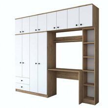 Lastetoa mööblikomplekt Kalune Design BA122 - 2697, valge/pähkel