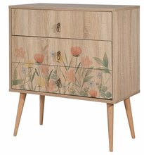 Öökapp Kalune Design City Tulip, sonoma tamm, 40 x 80 x 89 cm