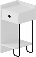 Öökapp Kalune Design Sirius Left, 30 x 32 x 61 cm, valge/must