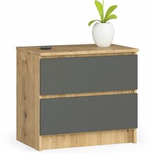 Öökapp Akord K60, 40 x 60 x 55 cm, tamm/hall