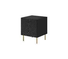 Öökapp Cama Meble Hole, 44 x 40.5 x 53.5 cm, matt must