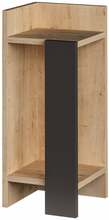 Öökapp Kalune Design Elos Left 855DTE3507, 27 x 25 x 60 cm, antratsiit/tamm