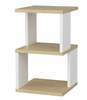 Öökapp Kalune Design Carter 322RTC1636, 29.6 x 29.6 x 49.4 cm, tamm/valge