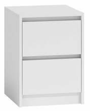 Öökapp Top E Shop K2 Biel, 40 x 43 x 55 cm, valge, 2 sahtlit