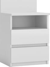 Öökapp Top E Shop M1 BIEL MAT, 2 sahtlit, valge