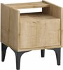 Öökapp Kalune Design Zeze 393MRD1417, 40 x 35 x 50 cm, must/pähkel