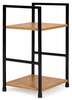 Öökapp ModernHome Loft CWJ302448, 23.5 x 29 x 48.5 cm, tamm/must