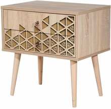 Öökapp Kalune Design 863 (VIII), 61 cm, tamm/hele kollane