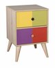 Öökapp Kalune Design KMD-920-SX-1, 44 x 44 x 66 cm, puit/pruun/värviline