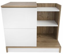 Öökapp Kalune Design Rena 322RTC1641, 45 x 72 x 60 cm, tamm/valge