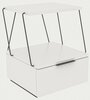 Öökapp Kalune Design Tekoba 854KLN4324, 41 x 42 x 52 cm, valge