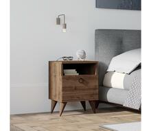 Öökapp Kalune Design Barlo, 36.8 x 40 x 55 cm, pähkel/tumepruun