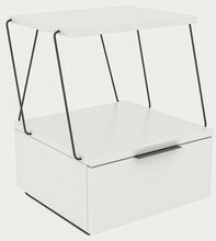 Öökapp Kalune Design Tekoba 854KLN4324, 41 x 42 x 52 cm, valge
