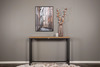Konsolilaud Ventraa Home Pakilimas, 110 x 30 x 80 cm, must
