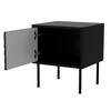 Öökapp Cama Meble Cortina, 2 tk, 45 x 40 x 51 cm, must