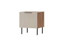Öökapid Cama Meble Almera, 2 tk, 50 x 42 x 44 cm, pähkel/kašmiir
