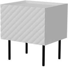 Öökapp Cama Meble Lucca, 2 tk, 47 x 40 x 52 cm, valge