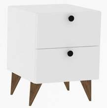 Öökapp Kalune Design Kada 835PUQ2706, 42 x 40 x 55 cm, valge