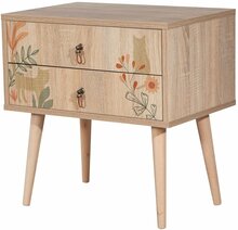 Öökapp Kalune Design City Cat, 40 x 60 x 61 cm, mitmevärviline/puit