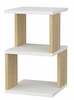 Öökapp Kalune Design Carter 322RTC1633, 29.6 x 29.6 x 49.4 cm, tamm/valge/beež