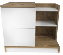 Öökapp Kalune Design Rena 322RTC1640, 45 x 72 x 60 cm, valge/pähkel