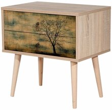 Öökapp Kalune Design 863 (VIII), 61 cm, tamme/tumeroheline