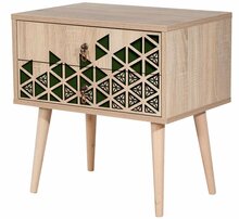 Öökapp Kalune Design Two 121, 40 x 60 x 61 cm, tamm/roheline