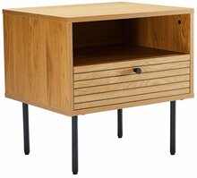 Öökapp Home4you Line 45133, 50 x 40 x 50 cm, helepruun