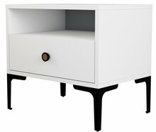 Öökapp Kalune Design Lizbon 535, 40 x 56 x 50.8 cm, valge