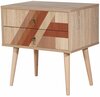 Öökapp Kalune Design City Flow, 40 x 60 x 61 cm, puit/pruun
