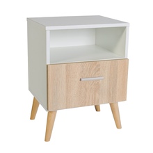 Öökapp Adrk Furniture Logan 11, valge/tamm