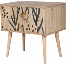 Öökapp Kalune Design City Daisy, 40 x 60 x 61 cm, mitmevärviline/puit