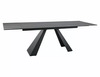 Laiendatav laud Signal Meble Salvadore, 160-240 x 90 x 77 cm, must/helehall
