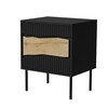 Öökapid Cama Meble Inserto, 2 tk, 50 x 40 x 61,5 cm, must + LED