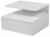 Öökapp Home4you Ashlan AC50671, 35 x 32 x 22.5 cm, valge