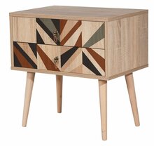Öökapp Kalune Design City Triangle, 40 x 60 x 61 cm, mitmevärviline