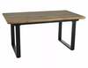 Laiendatav laud Signal Meble Umberto II, 160-240 x 90 x 76 cm, tamm/must