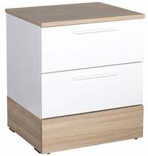 Öökapp Kalune Design KMD-820-MB-1, 40 x 45 x 52 cm, tamm/valge