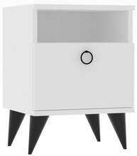 Öökapp Kalune Design Barlo 835PUQ2701, 36.8 x 40 x 55 cm, valge