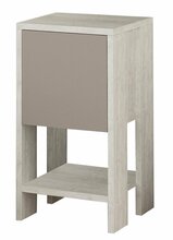 Öökapp Kalune Design Ema 776HMS3421, 30 x 30 x 55 cm, valge/helepruun