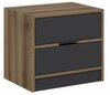 Öökapp Kalune Design Elina 8170, 54 x 40 x 47 cm, antratsiit/pähkel