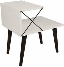 Öökapp Kalune Design Cross 854KLN3308, 40 x 50 x 55 cm, valge