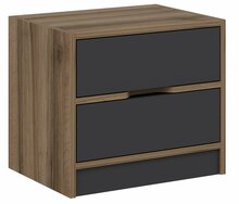 Öökapp Kalune Design Elina 8170, 54 x 40 x 47 cm, antratsiit/pähkel