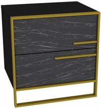 Öökapp Kalune Design Polka 875ZNA3409, 38.5 x 50 x 51.8 cm, must/kuldne